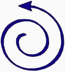 Spirale gespeiegelt Spirale gespeiegelt